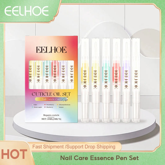Eelhoe Nail Care Essence Pen Set Prevent Agnail Lasting