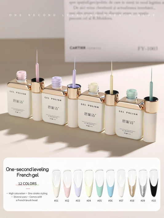 One Second Leveling French Style Nail Polish