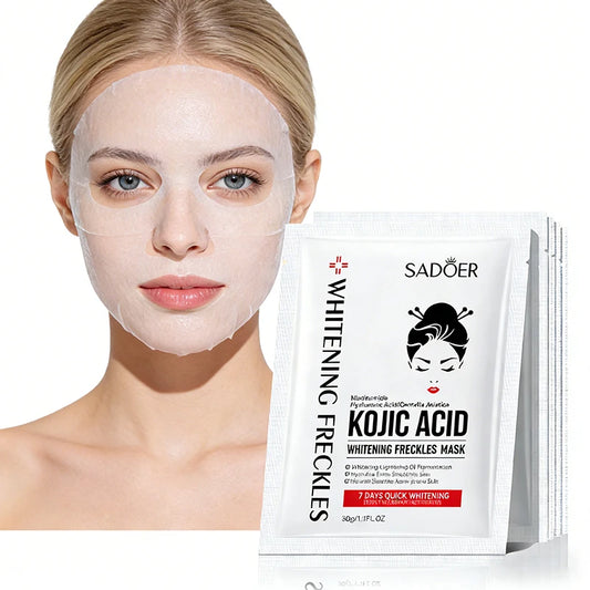 SADOER Kojic Acid Face Mask Moisturizing Brightening Hydrating