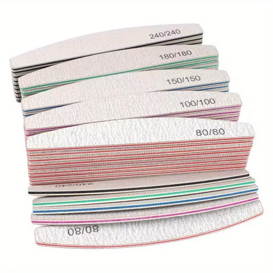 Nail File Set – 80/100/150/180/240 Grit