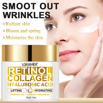 Retinol Face Cream Moisturizing Wrinkle Remover Collagen