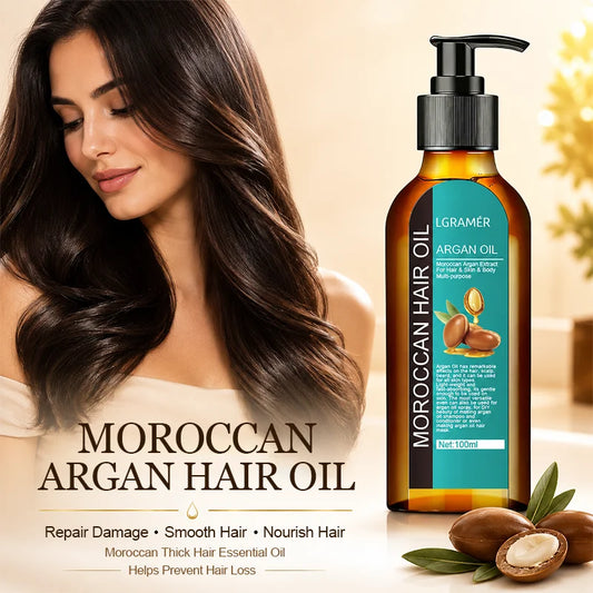 Moroccan Hair Care Oil Repair Split Ends Moisturize Strengthen