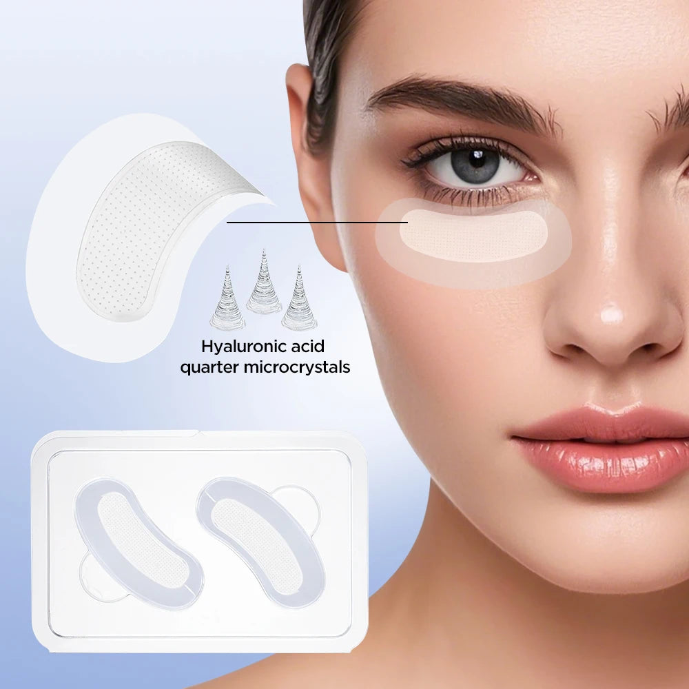 Korean Skin Care Hyaluronic Acid Microneedles Eye Patches