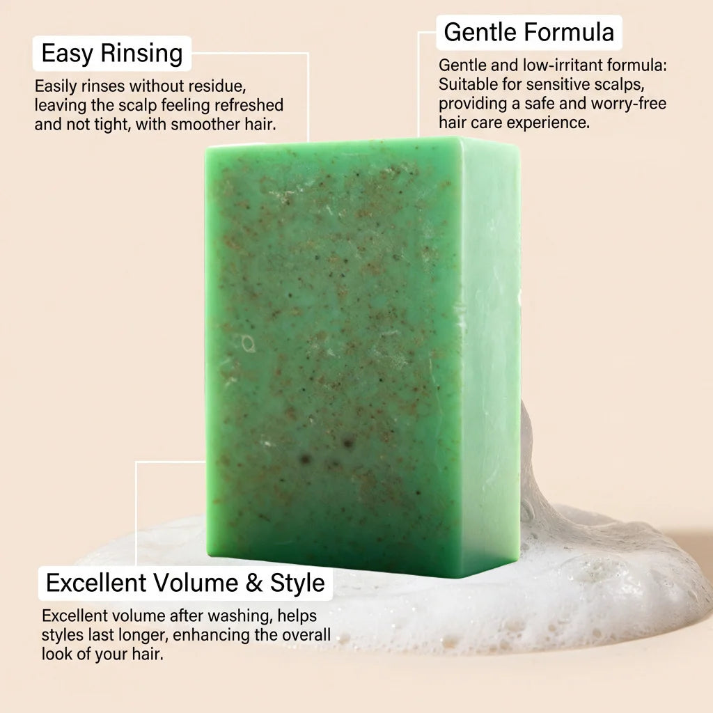 Rosemary Volumizing Shampoo Soap Thickening Gentle Cleansing