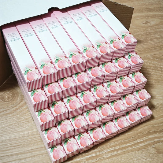 Salon Gift For Girls 40pcs Peach Mixed Cuticle Oil Set Nail Care