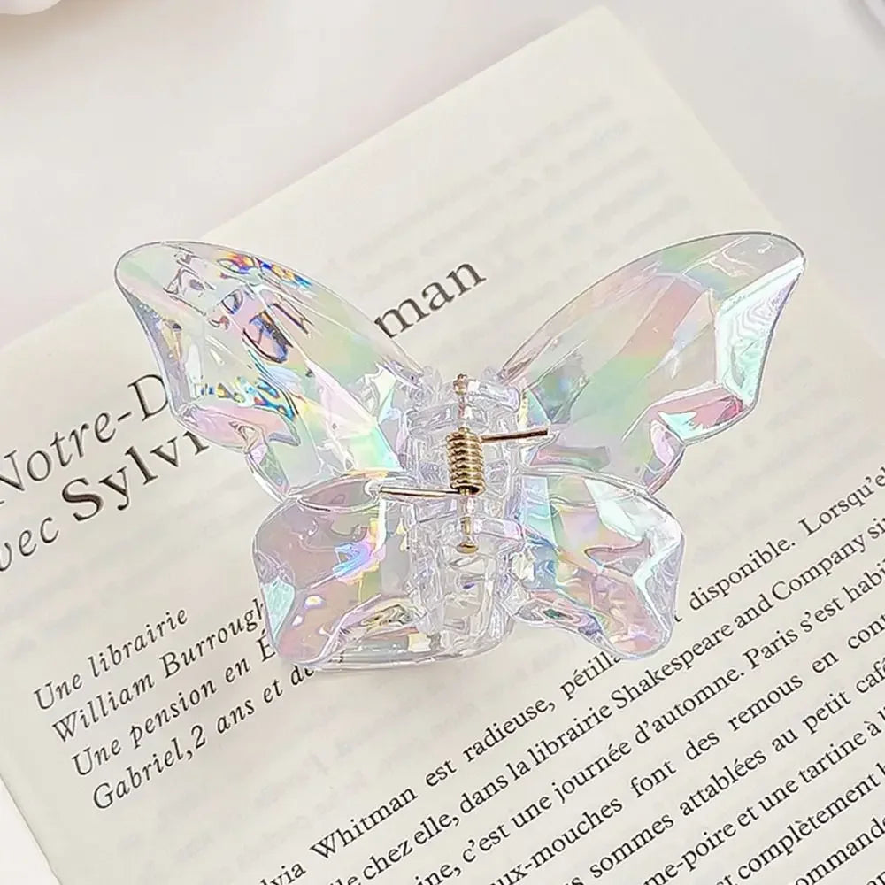 Gradient Butterfly Claw Hair Clip