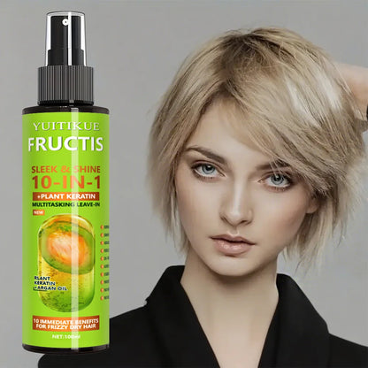 Plant Keratin Argan Oil Leave-In Spray, Multi-benefit Hair
