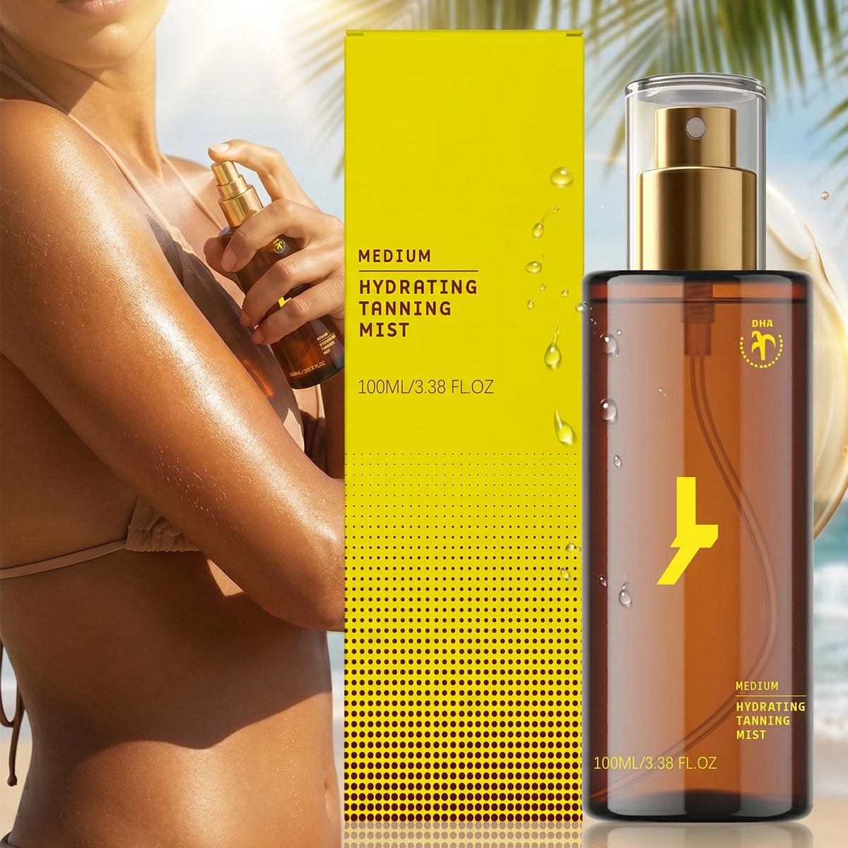 Self Tanning Mist for Sun Kissed Natural Glow Long Lasting