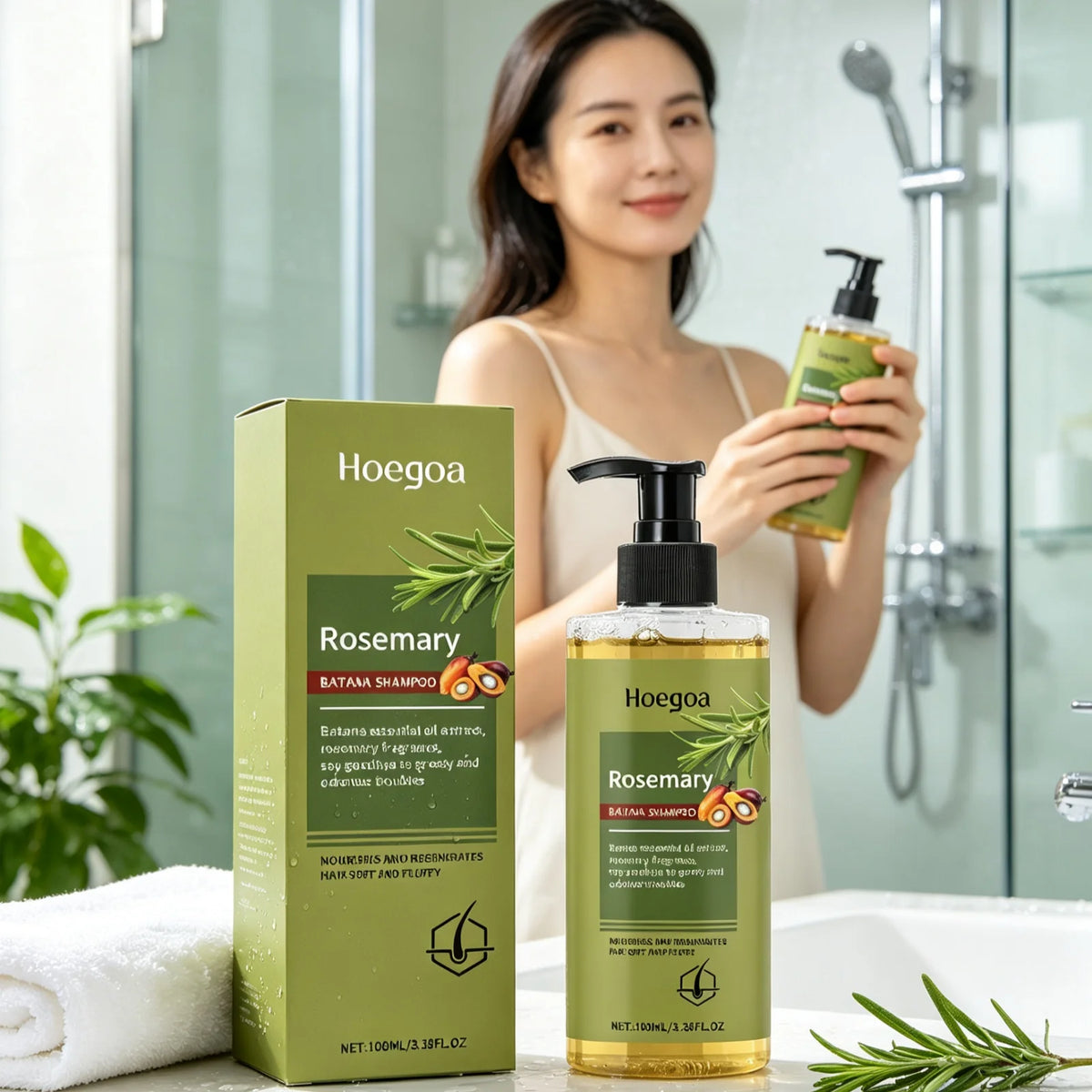 Hoegoa Rosemary Batana Shampoo Soothing Dryness Scalp Strengthen