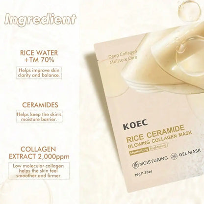 Rice 70 Collagen Overnight Sleeping Mask with Ceramide, Hydrating