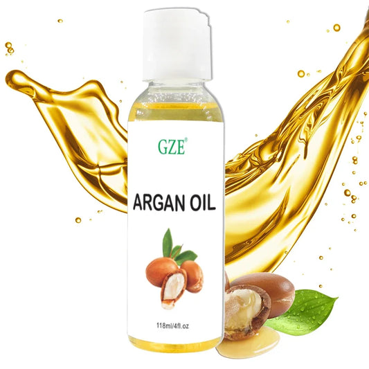 GZE Organic Moroccan Argan Oil Pure Cold Pressed Virgin Premium