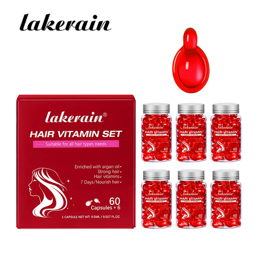 60 Capsules Argan Oil Hair Vitamins Nourishing Repairing