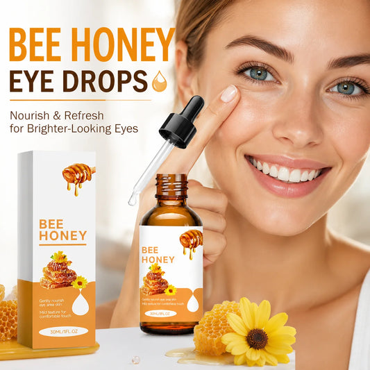Bee Honey Eye Serum Natural Hydration Formula Repair Eyes Area