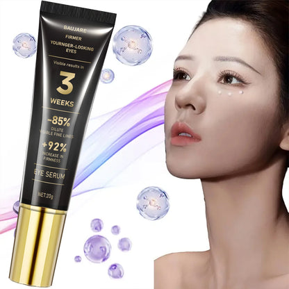 Baujare Eye Serum Visible Results 3 Weeks. Reduces Fine Lines by