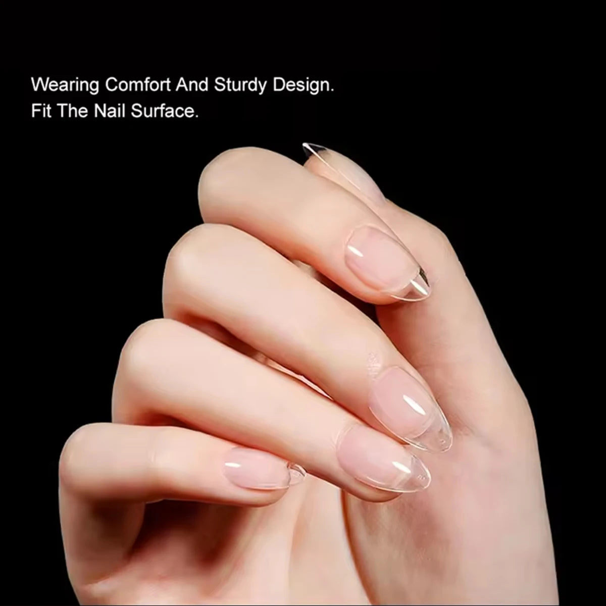 XXS Almond Half-Matte Soft Gel Nail Tips