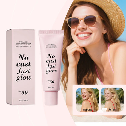 Collagen Glow Sunscreen SPF50 Broad Spectrum UVA UVB Protection