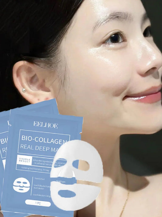 Collagen Real Deep Mask Soluble Collagen Sheet Mask