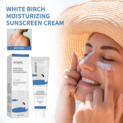 Sunscreen for Face PF50+ PA++++ Sun Cream Birch Juice