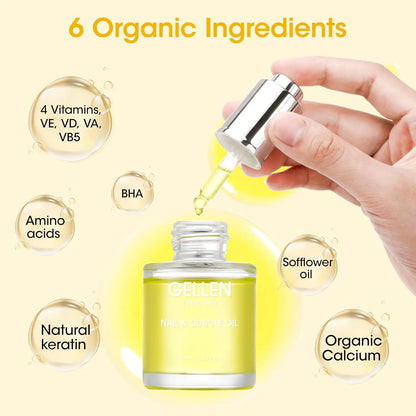 Keratin Vitamin E Nail Strengthening Serum Organic Cuticle