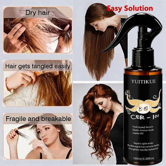 YUITIKUE CER-100 Keratin Hair Repair Spray Anti Split Ends