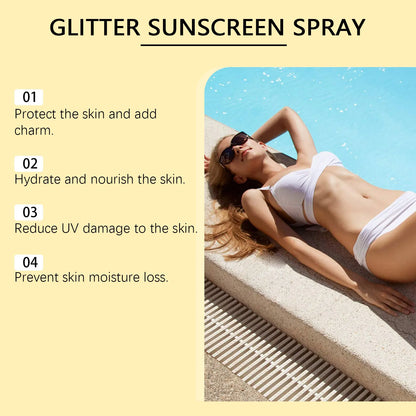 Sunscreen Spray Facial Moisturizing Rapid Absorption Refreshing