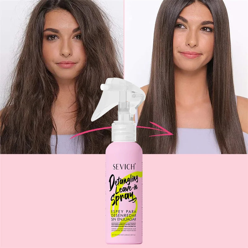 Leave In Conditioner Spray for Hair Smoothing Straightening Shiny