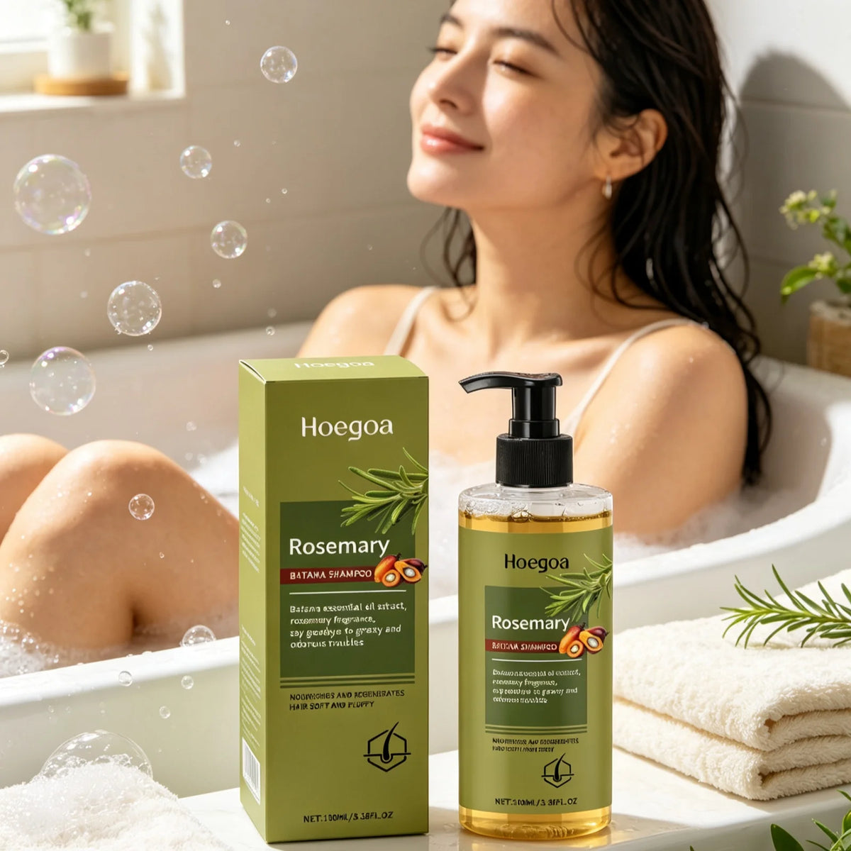 Hoegoa Rosemary Batana Shampoo Soothing Dryness Scalp Strengthen