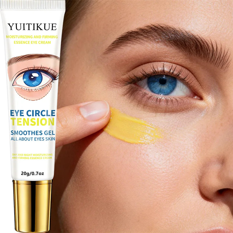 YUITIKUE Eye Circle Tension Gel 20g, Day Night Moisturizing