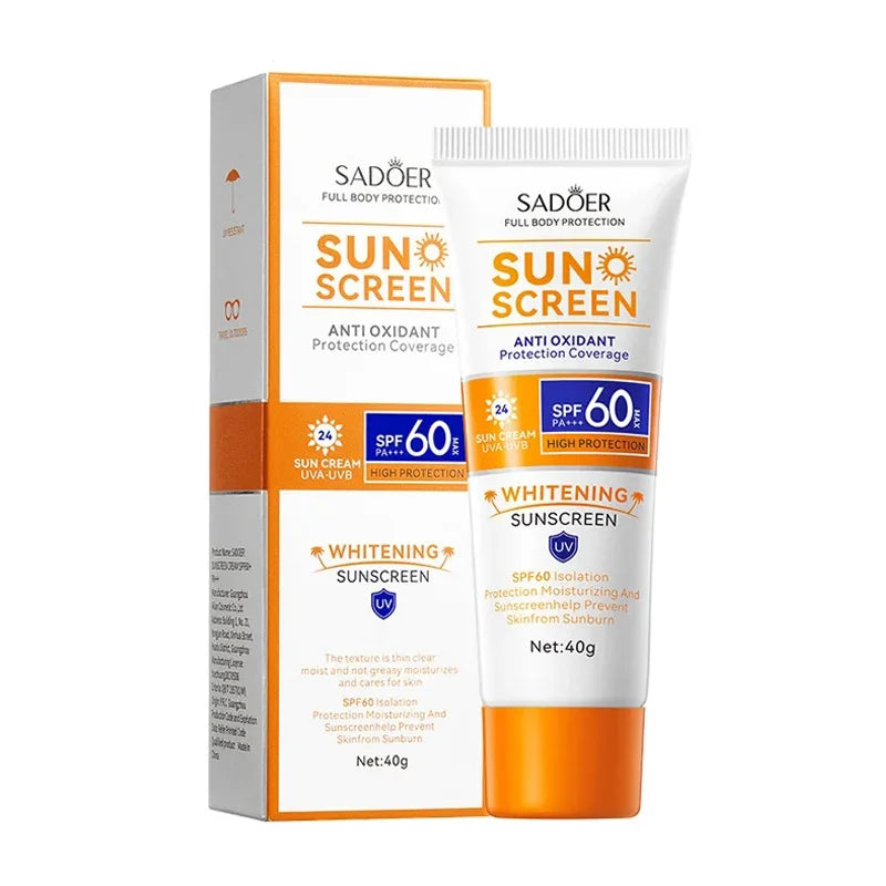 SAODER SPF 60+ Sunscreen for Face and Body