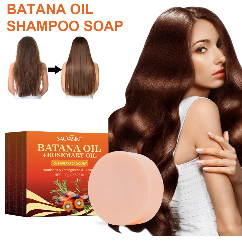 Batana Oil Rosemary Oil Shampoo Soap Repair Damaged Hair