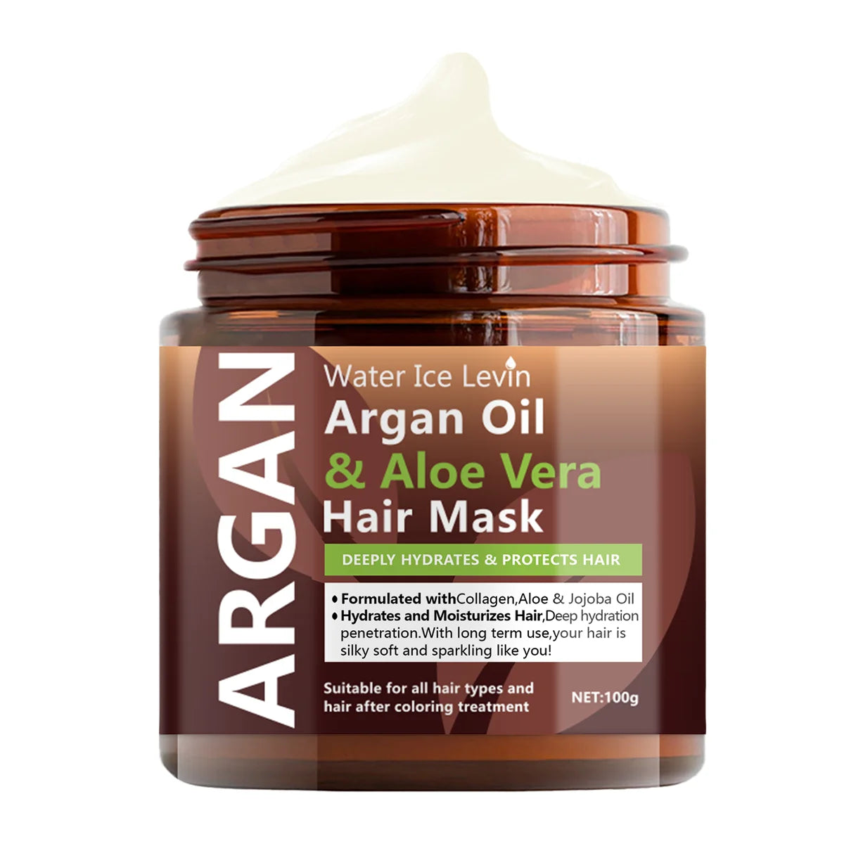 Argan Oil Aloe Vera Hair Mask Collagen Keratin Treatment Hairs