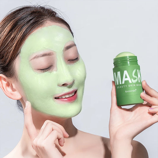 Face Clean Mask Green Tea Cleansing Stick Mask Shrink pores Deep