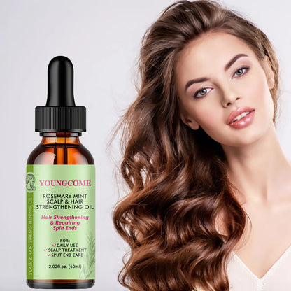 Hair Care Essential Oil Rosemary Mint Hair Strengthening Oil