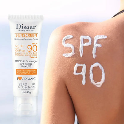 Disaar Facial Sunscreen Cream SPF 90 Solar Lotion