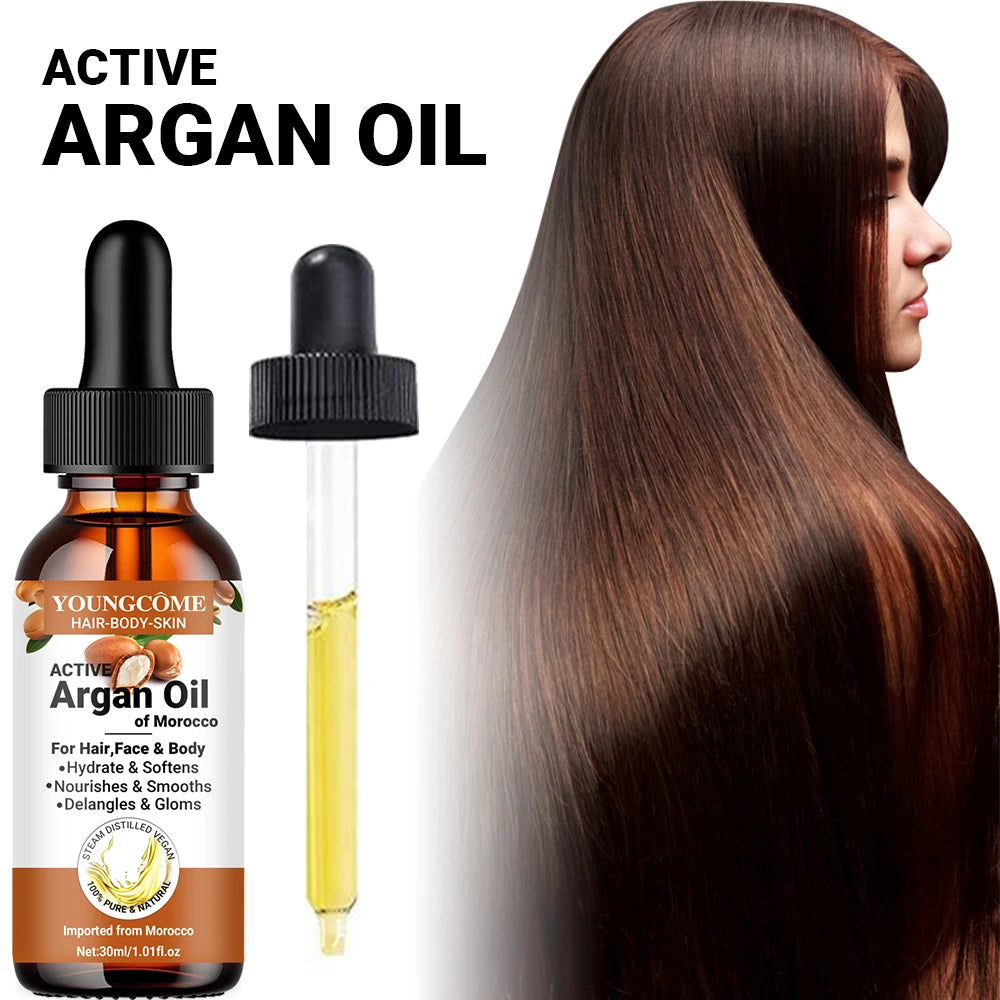 Morocco Argan Hair Oil Care Essence Nourishing Moisturizer