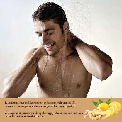 Volumizing Scalp Care Shampoo Deep Cleansing Ginger Extract