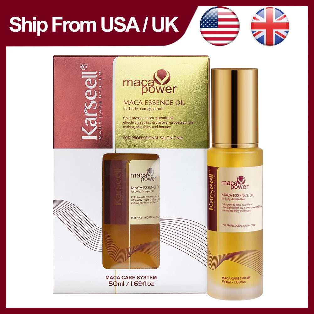 Karseell 50ml Moroccan Argan Oil 50ml 1.69 fl.oz for Hair Healing