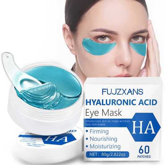 Hyaluronic Acid Eye Mask Moisturizes Skin To Make Wrinkles Less Visible