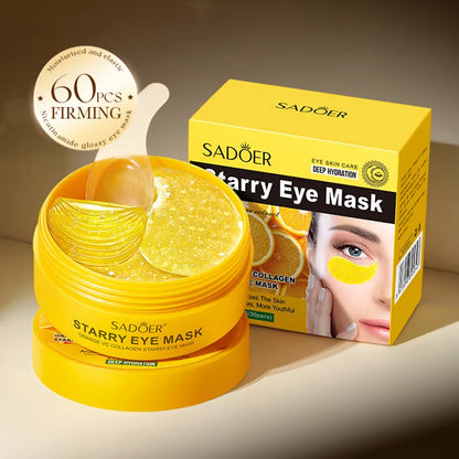 SADOER Vitamin C Crystal Collagen Eye Mask Anti Dark Circles