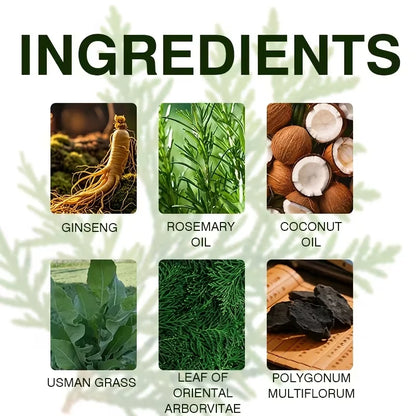 Platycladus Orientalis Leaves Usman Herbal Shampoo+Usman Grass
