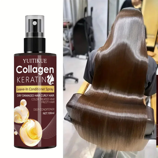 YUITIKUE Collagen Keratin Leave-In Conditioner | Hydrating