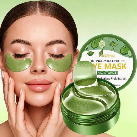 30 Pairs Green Retinol and Tocopherol Cucumber Moisturizing Eye Patches