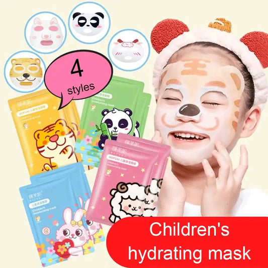 1/5/8 PCS Animal Character Face Masks Hydrating Spa Masks Sheet