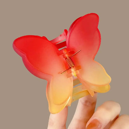 Gradient Butterfly Claw Hair Clip
