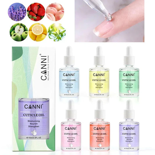 CANNI 15ml Cuticle Oil Cuticle Softener New Arrival 6 Flavor Nail