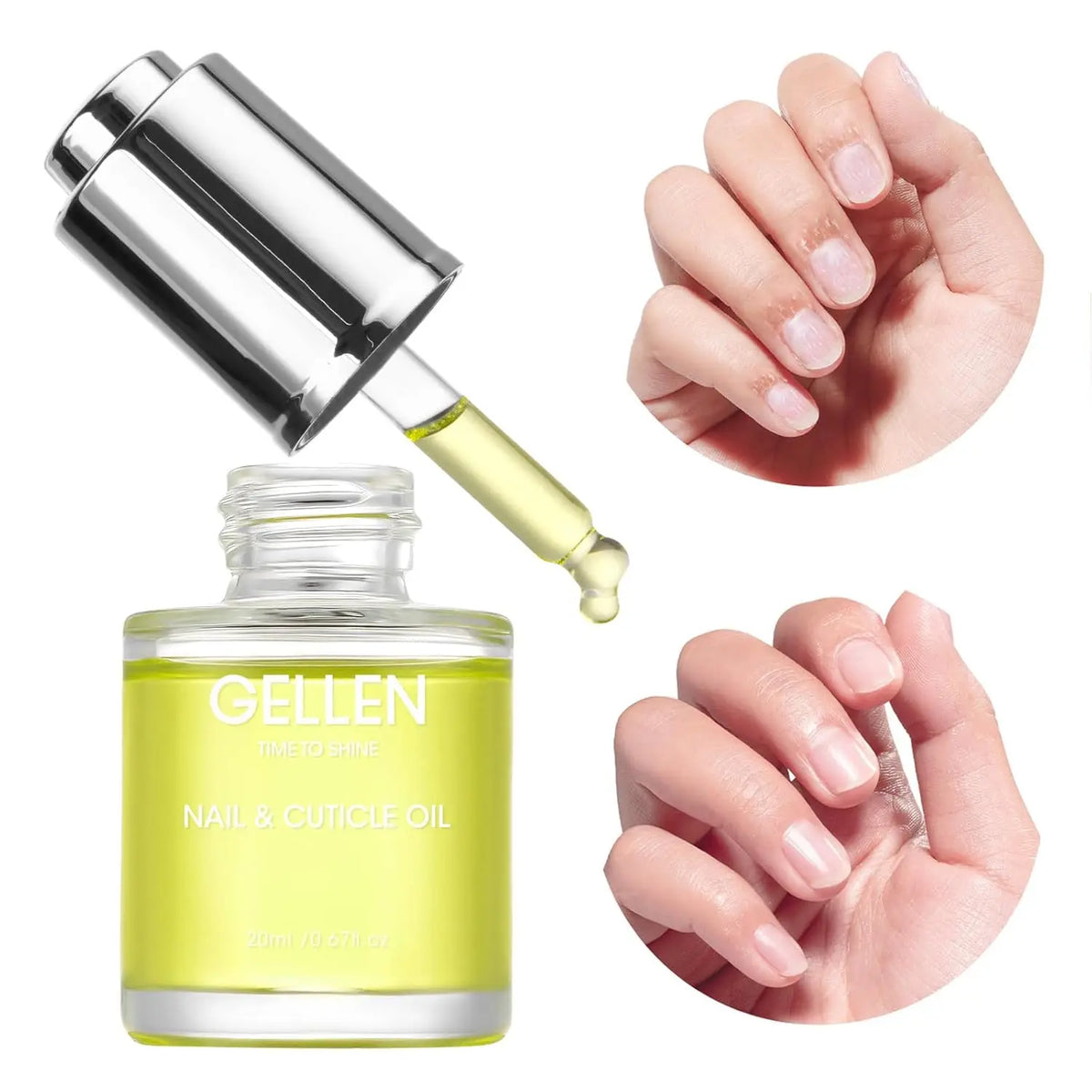Keratin Vitamin E Nail Strengthening Serum Organic Cuticle