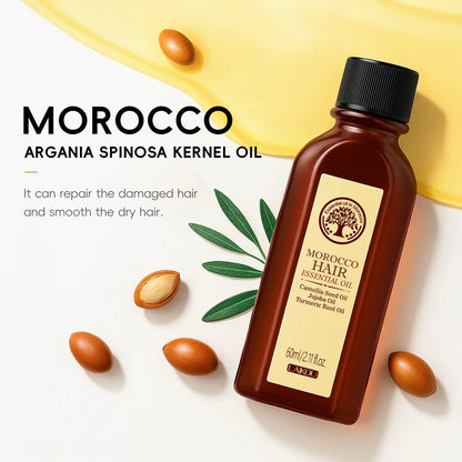 Laikou Morocco Hair Essential Oil 60ml Repair Damaged Hair