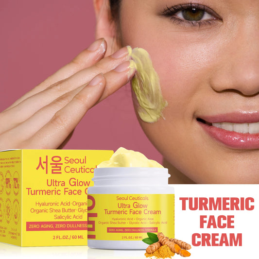 Turmeric Face Moisturizing Cream Hydrating Nourishing