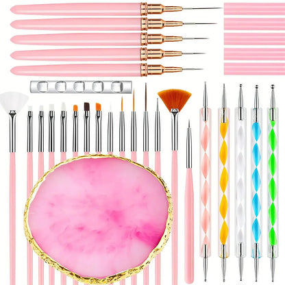 Nail Art Brush & Dotting Tool Set