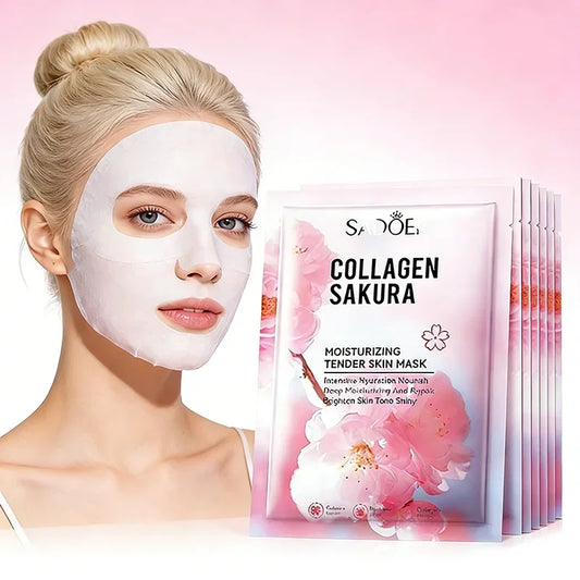 Sadoer Sakura Face Mask Facial Skincare Moisturizing Brightening